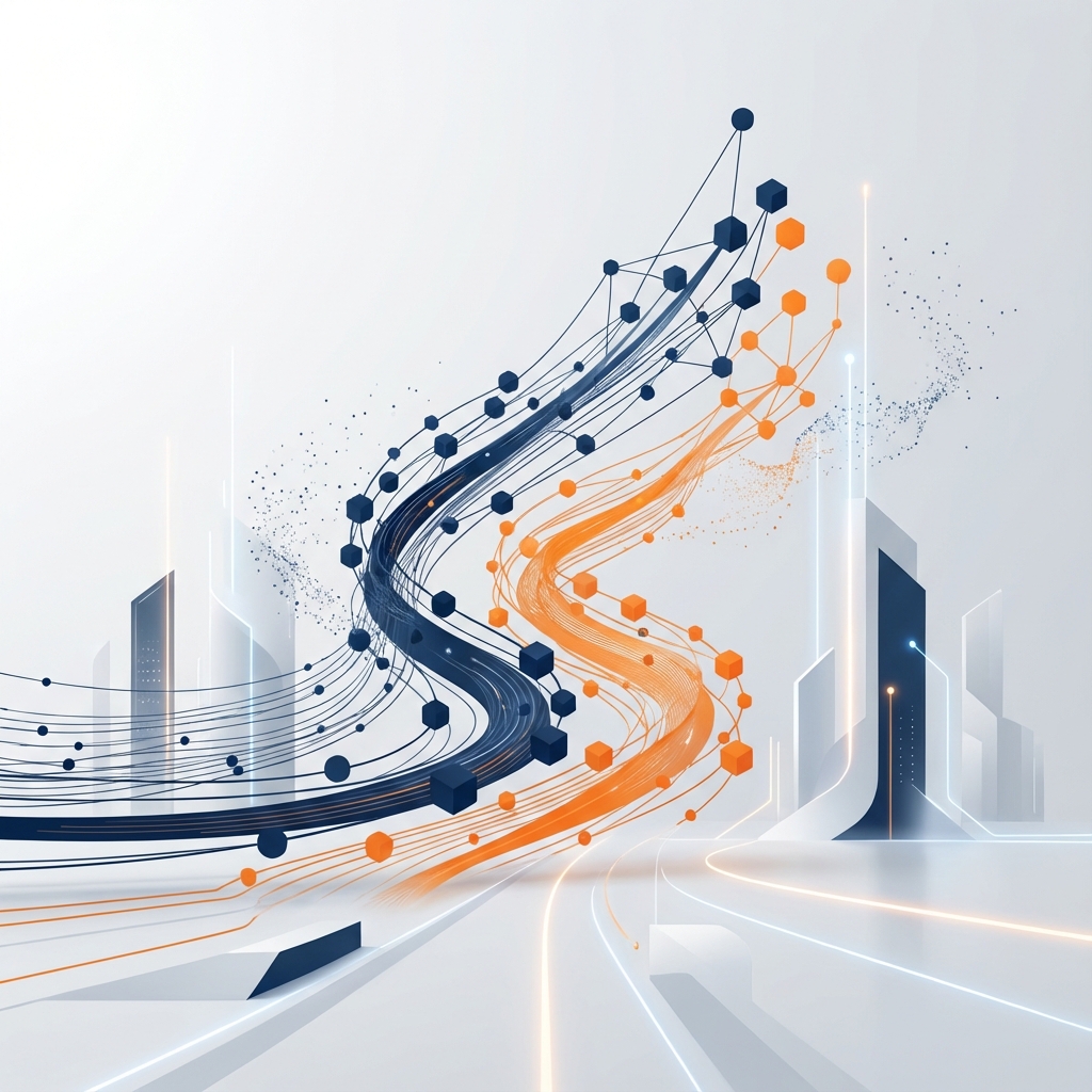 Digital Connection Abstract Vision